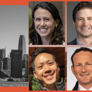 Image - the speakers and San Francisco skyline